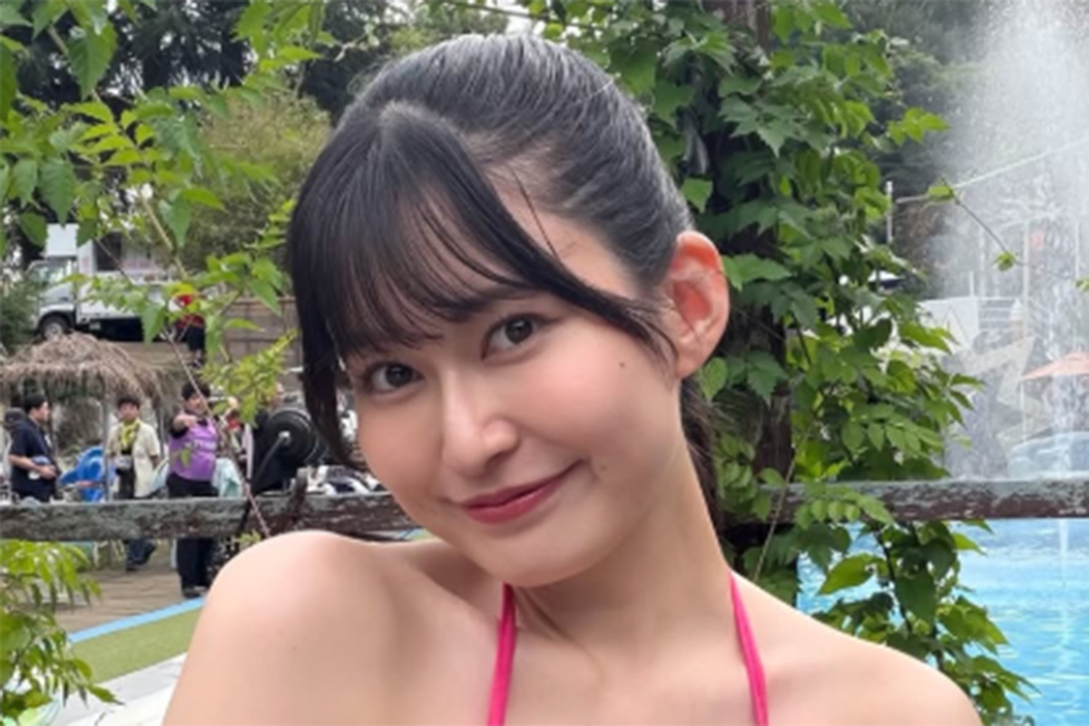 未梨一花、ぱつぱつTシャツ姿で『全力坂』出演報告　ファン注目「走りたくなる坂でしたか？」