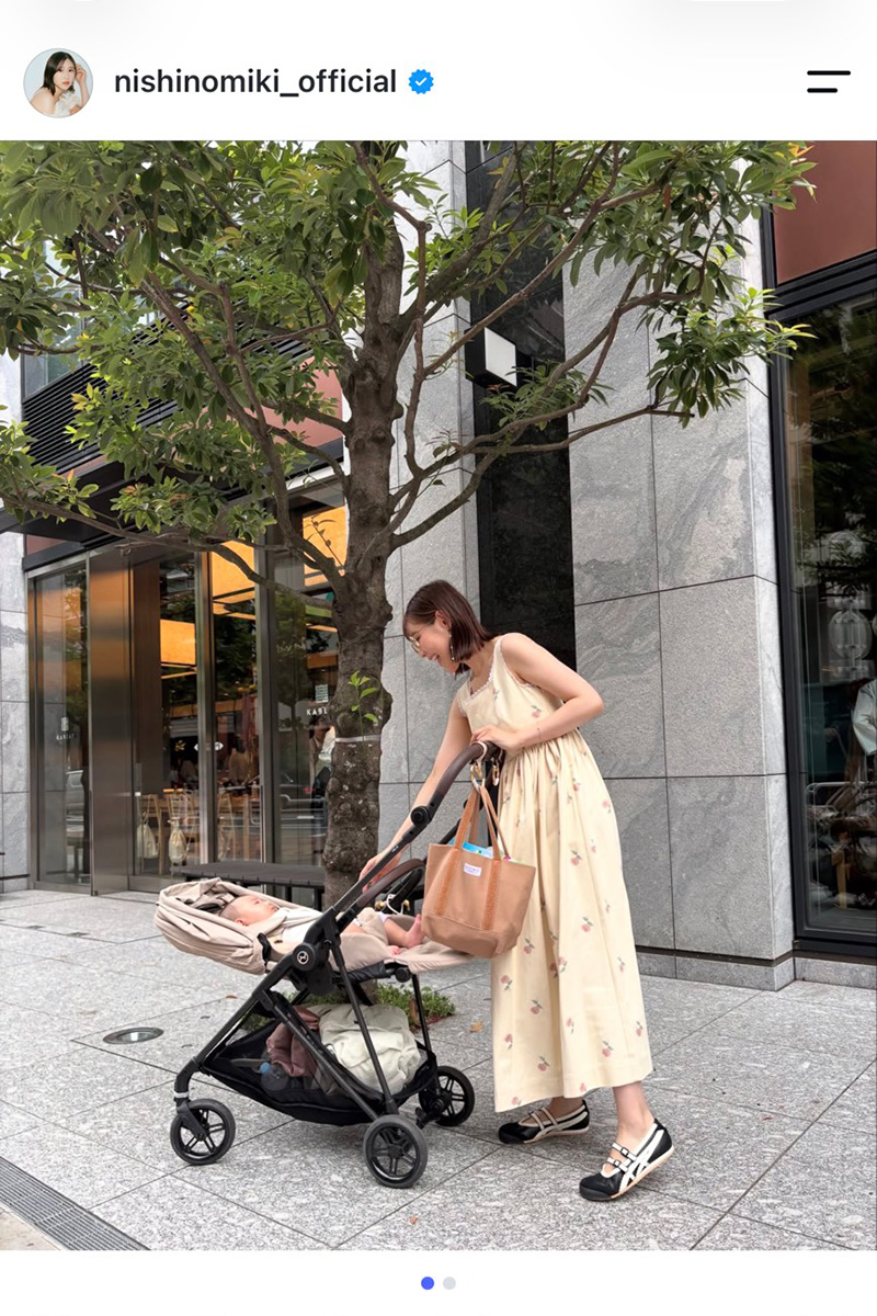 西野未姫の実際の投稿【写真：インスタグラム（@nishinomiki_official）より】
