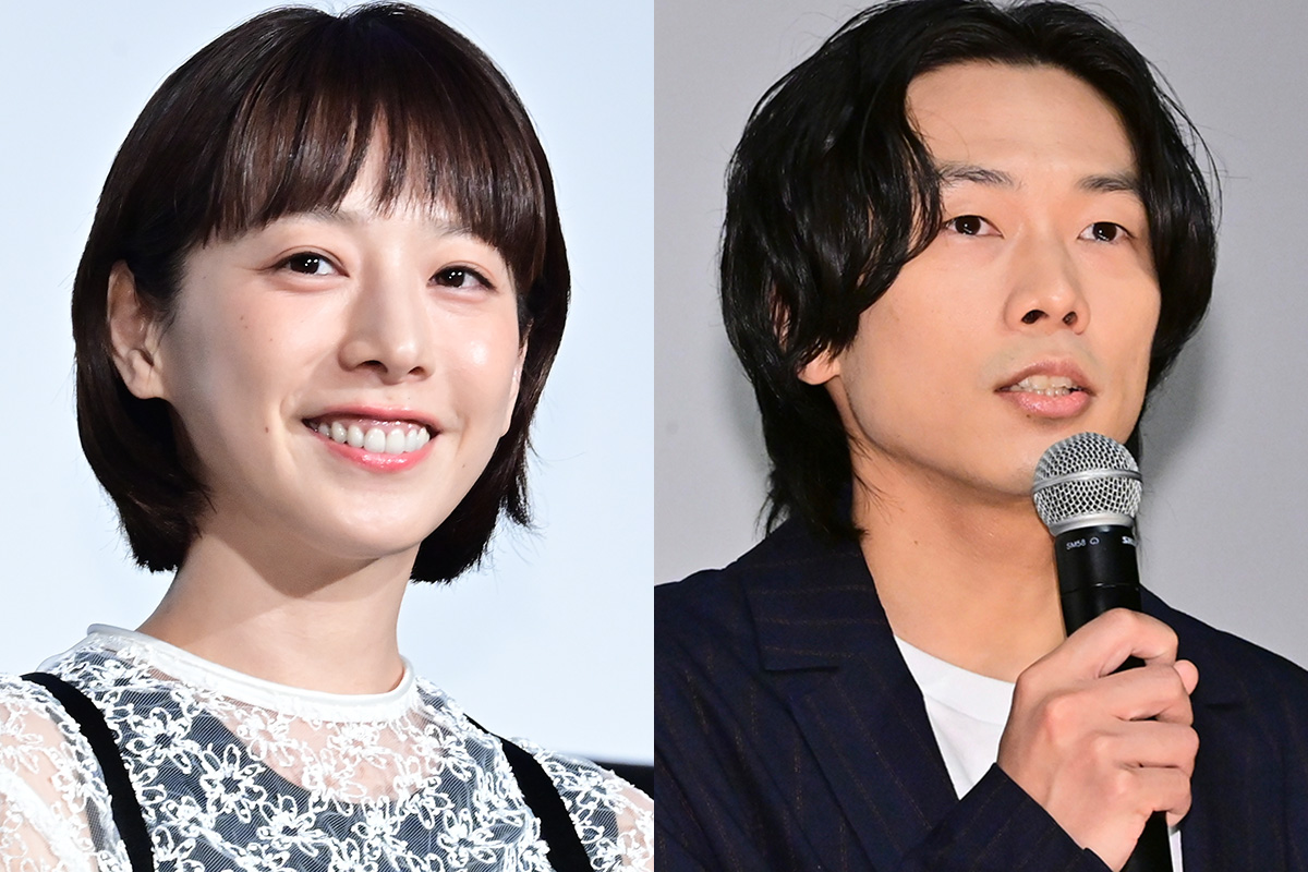 夏帆（左）と甫木元空氏【写真：ENCOUNT編集部】