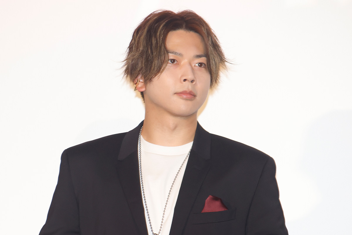 イベントに出席したNEWS・増田貴久【写真：ENCOUNT編集部】