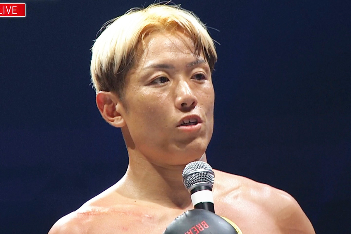 【BreakingDown】井原良太郎、代打Vもベルトを即返上「一番のやつが巻くべき」　よーでぃーらと再戦熱望