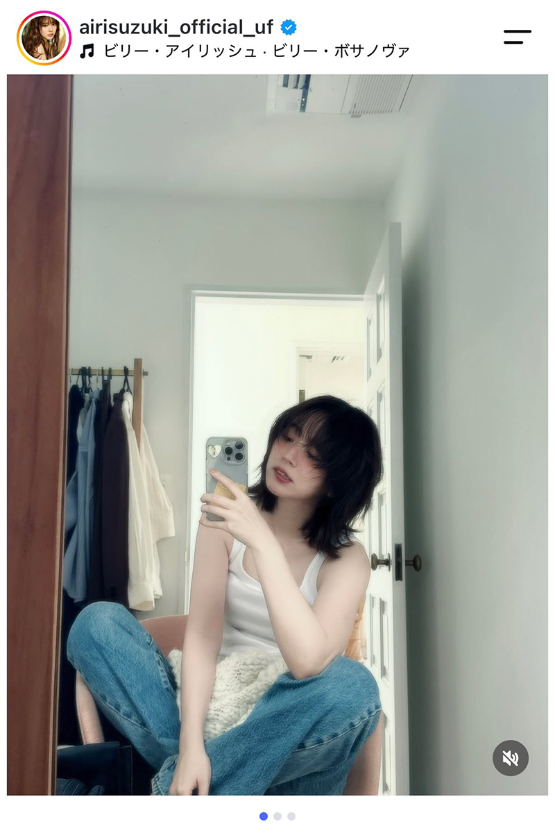 鈴木愛理【写真：インスタグラム（＠airisuzuki_official_uf）より】