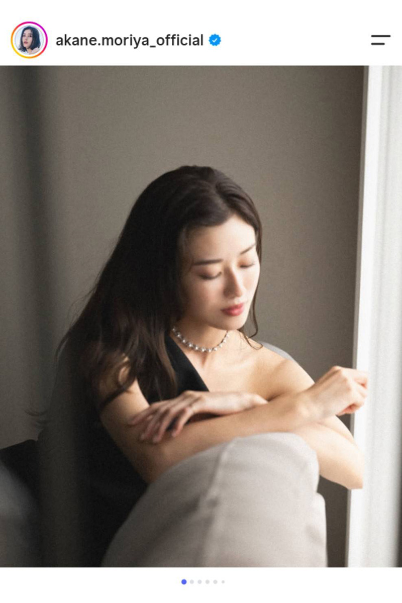 守屋茜【写真:インスタグラム(@akane.moriya_official)より】