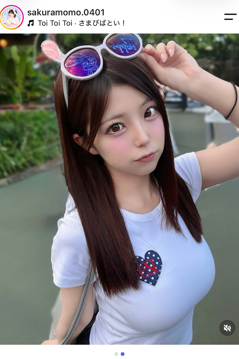 さくらももの実際の投稿【写真:インスタグラム(@sakuramomo.0401)より】