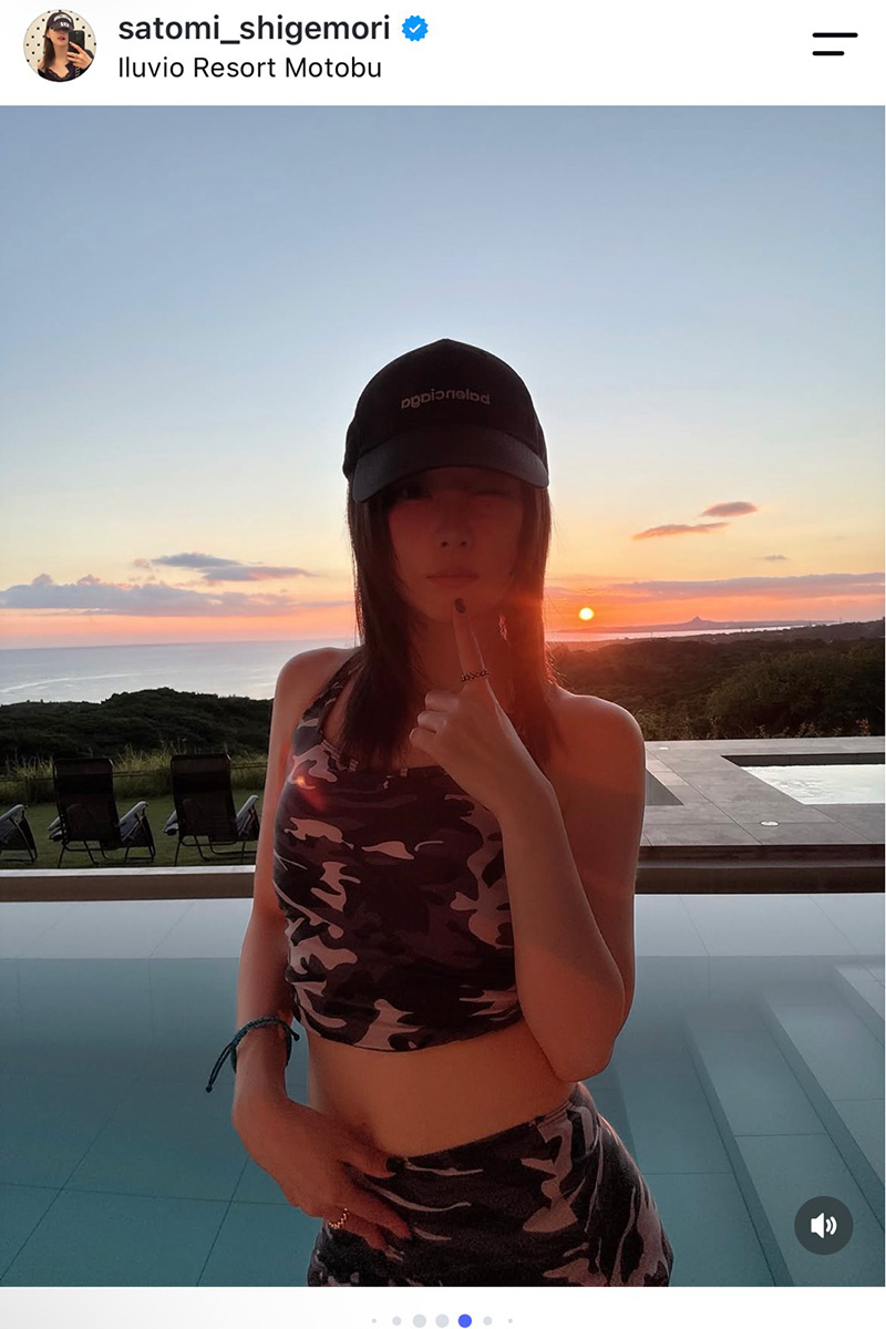 重盛さと美【写真：インスタグラム（＠satomi_shigemori）より】