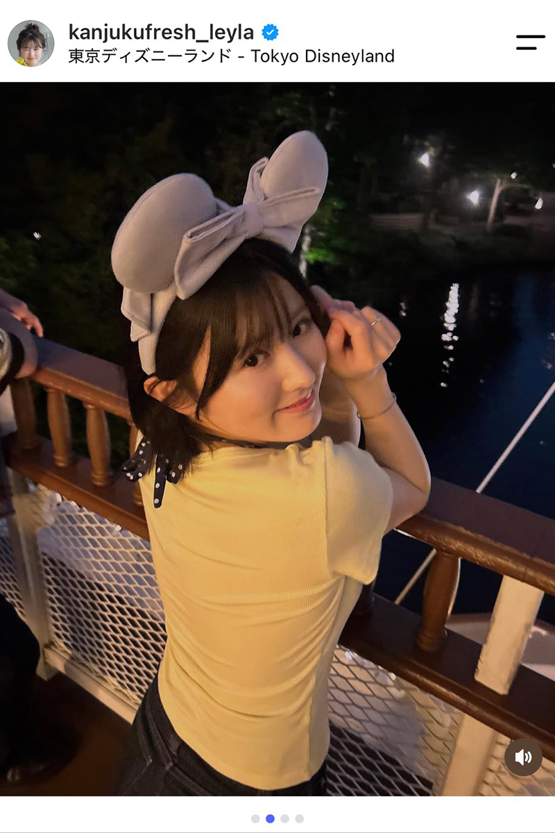池田レイラ【写真:インスタグラム(@kanjukufresh_leyla)より】