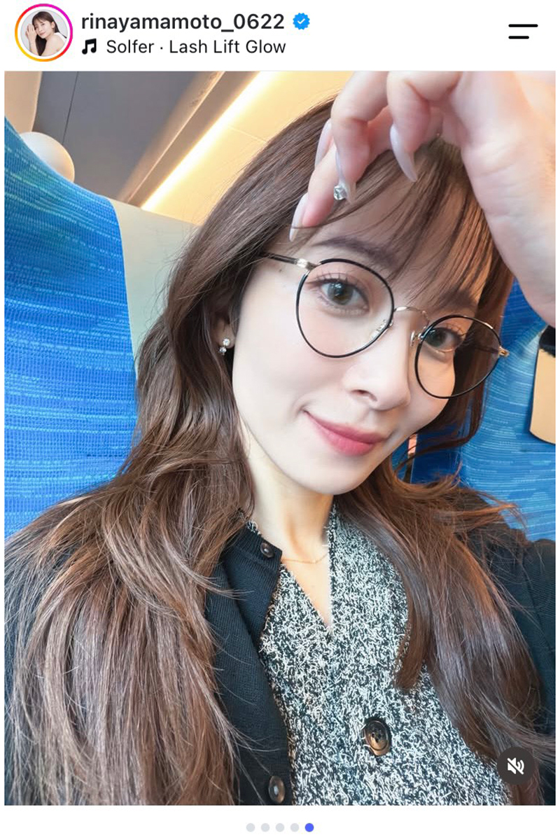 山本里菜の実際の投稿【写真：インスタグラム（＠rinayamamoto_0622）より】