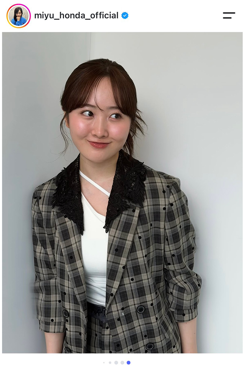 本田望結の実際の投稿【写真：インスタグラム（＠miyu_honda_official）より】