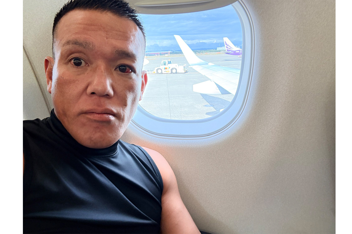 敗戦のダメージはないという【写真:本人提供】