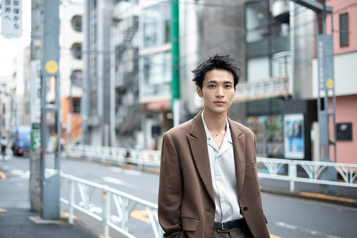 インタビューに応じた上野凱【写真：増田美咲】