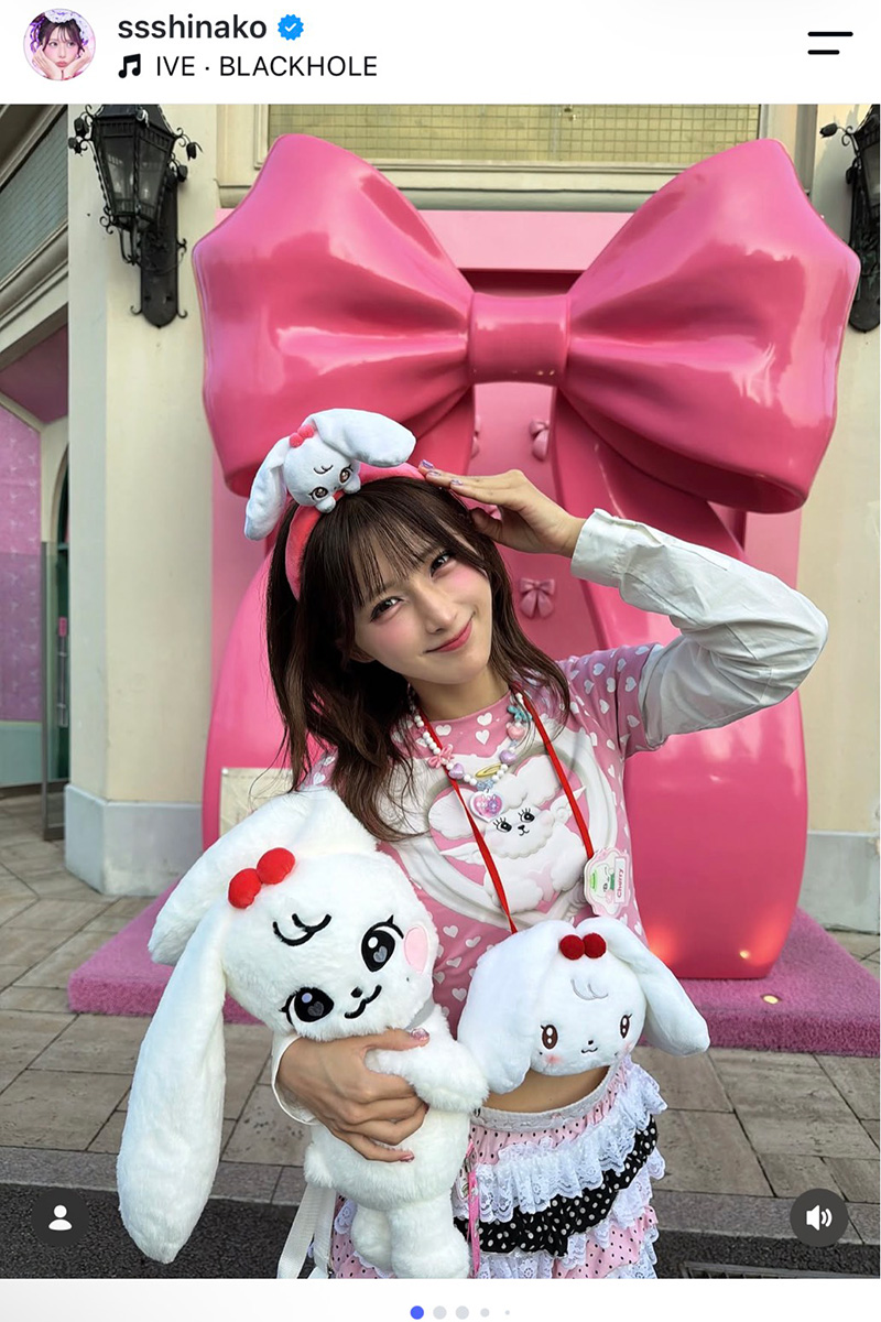 しなこ【写真：インスタグラム（＠ssshinako）より】