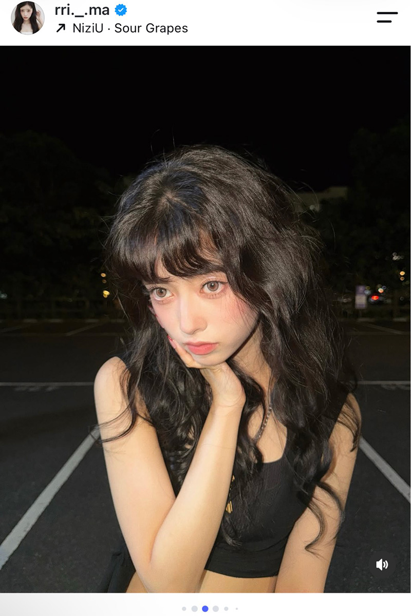 NiziUのRIMA 【写真：インスタグラム（＠rri._.ma）より】