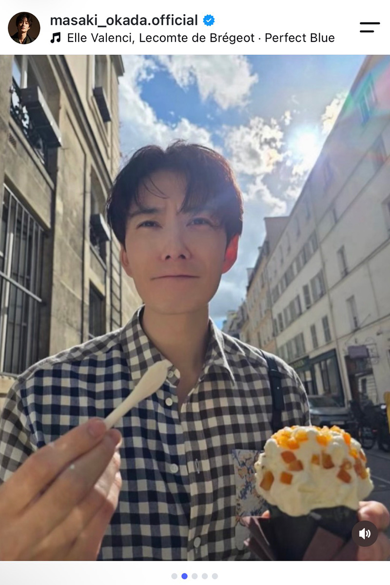 岡田将生【写真：インスタグラム（＠masaki_okada.official）より】