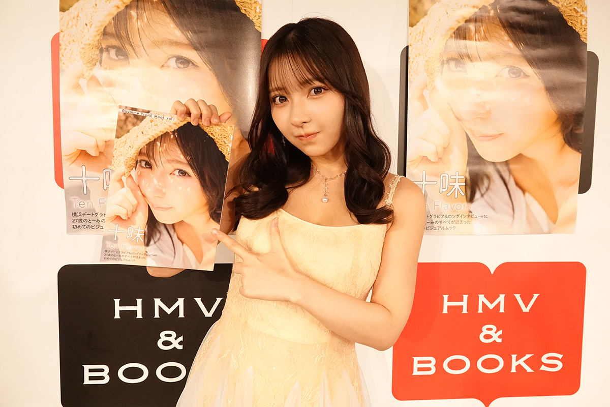 お渡し会イベントの前にインタビューに応じた【写真:ENCOUNT編集部】