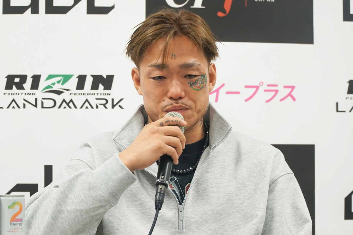 【RIZIN】5連敗の芦澤竜誠「どん底に落ちました」涙ながらに心境　9歳下ファイターに1R・KO「つらいっす。しんどいっす」