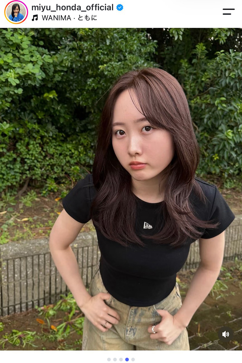 本田望結【写真：インスタグラム（@miyu_honda_official）より】