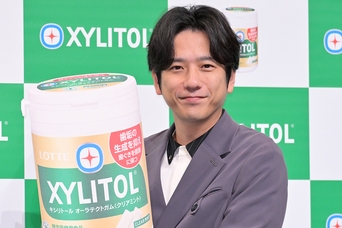 イベントに登壇した二宮和也【写真：ENCOUNT編集部】