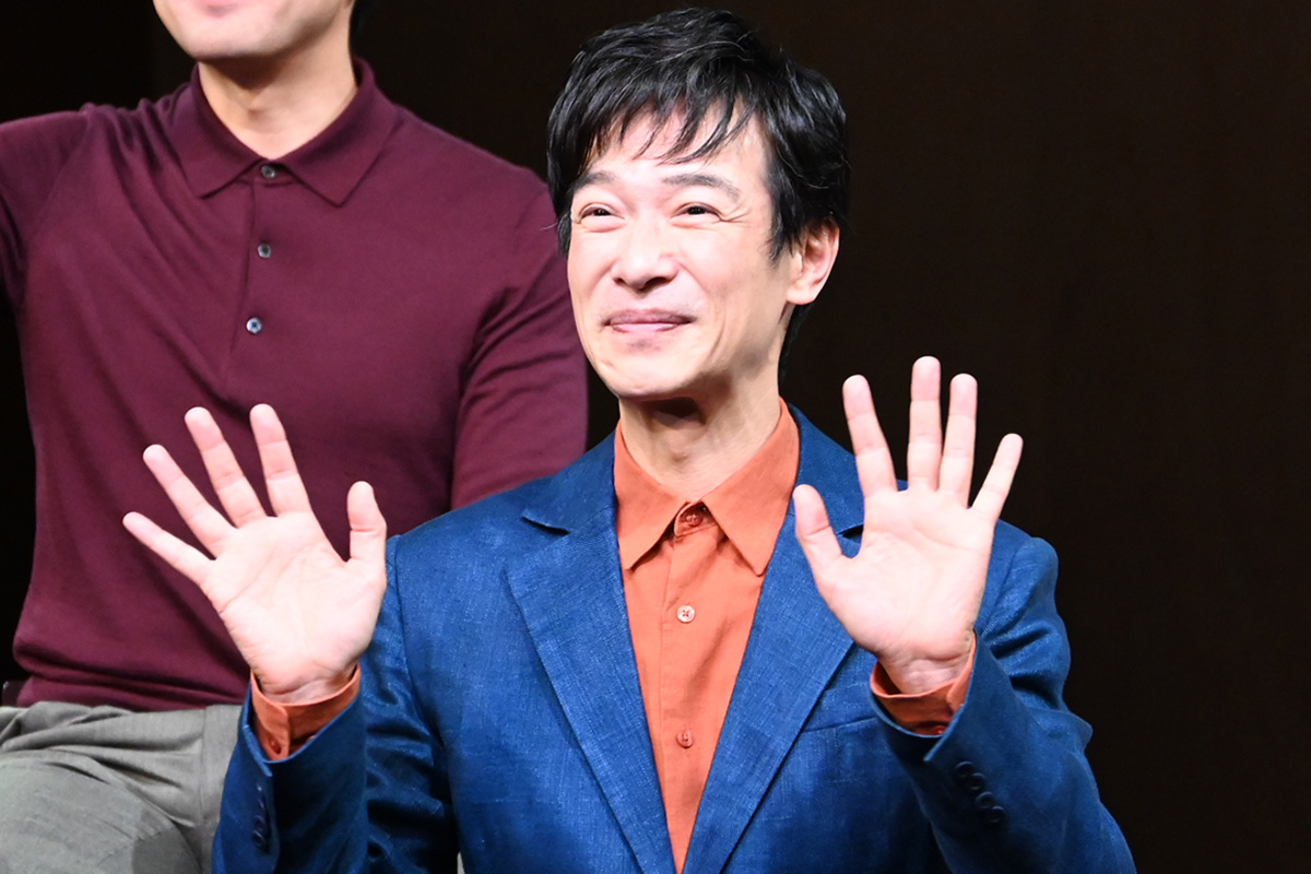 会見に出席した堺雅人【写真：ENCOUNT編集部】