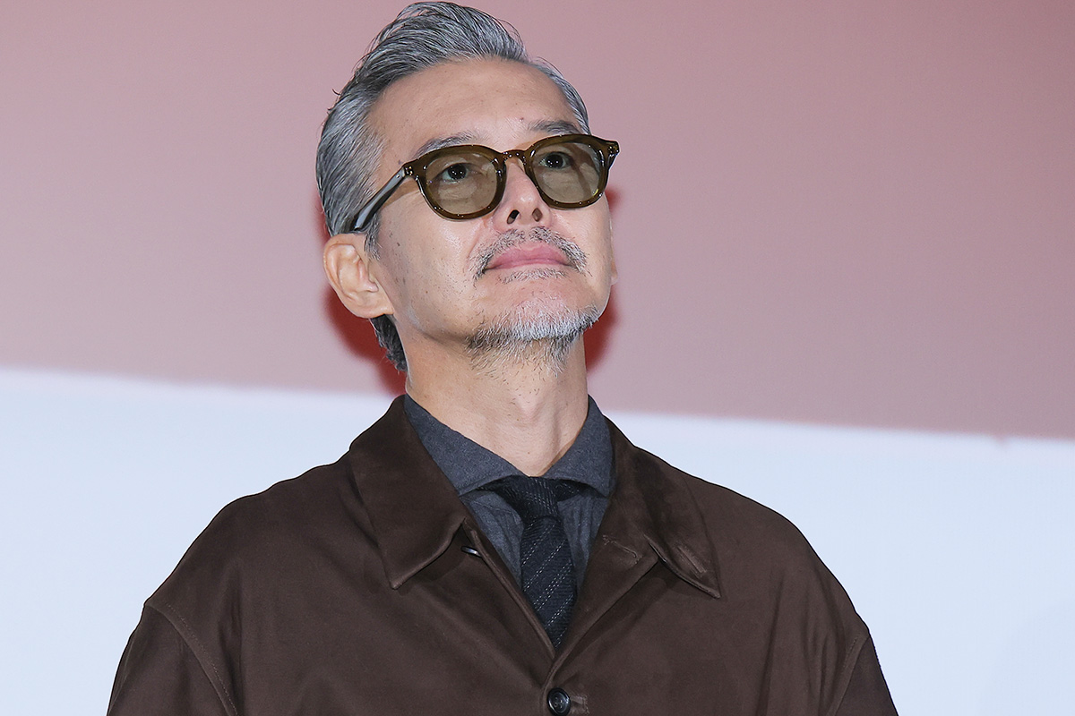 舞台あいさつに登壇した渡部篤郎【写真:ENCOUNT編集部】