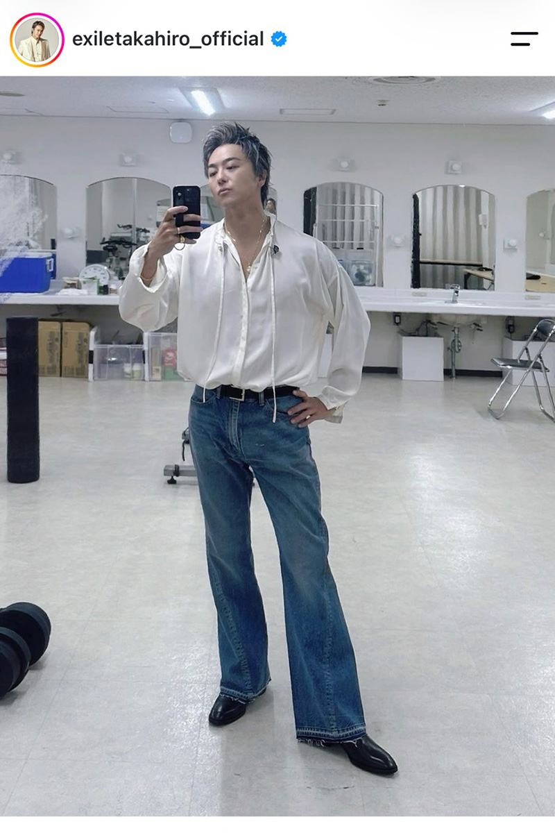 EXILE TAKAHIROの実際の投稿【写真：インスタグラム（@exiletakahiro_official）より】