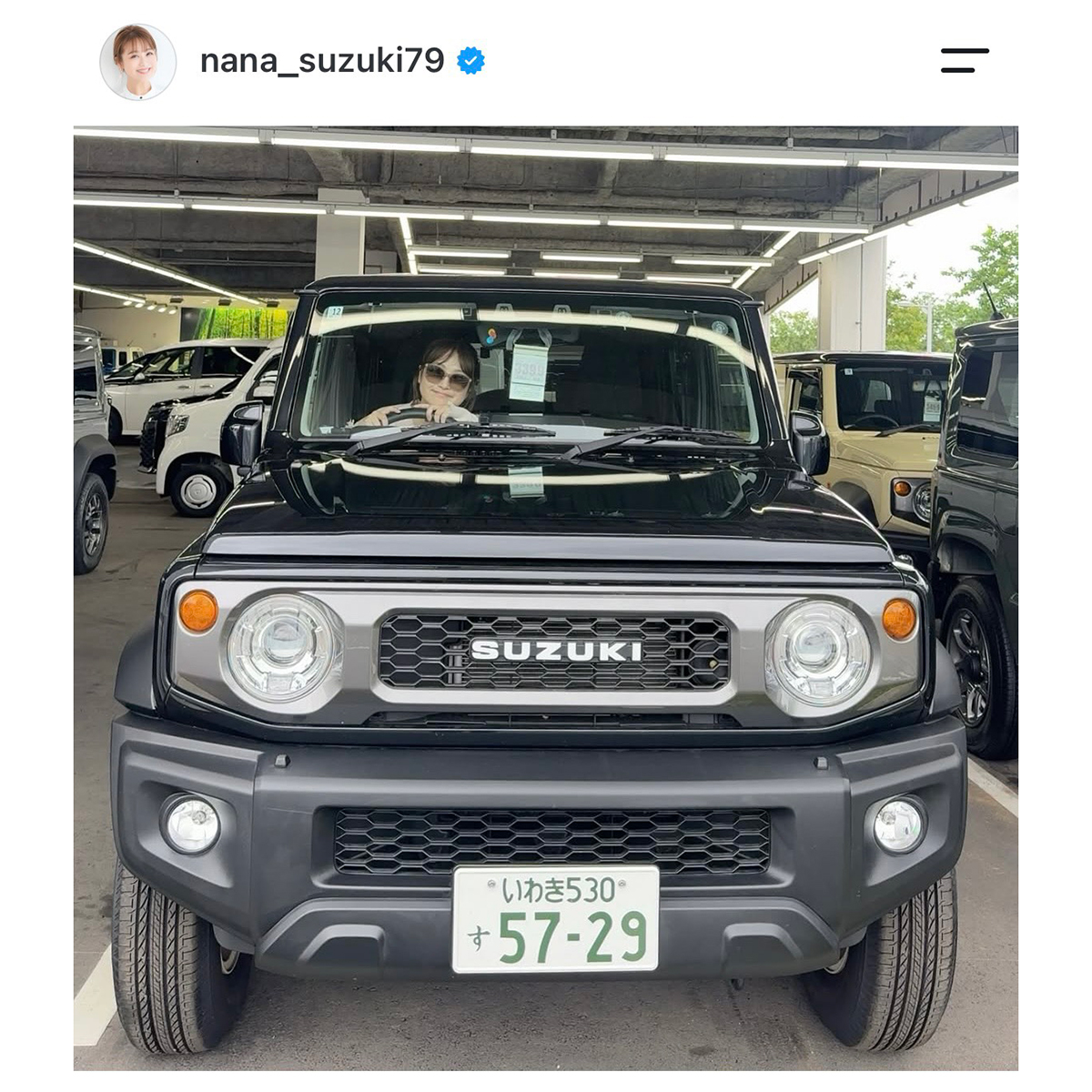 鈴木奈々【写真：インスタグラム（＠nana_suzuki79）より】
