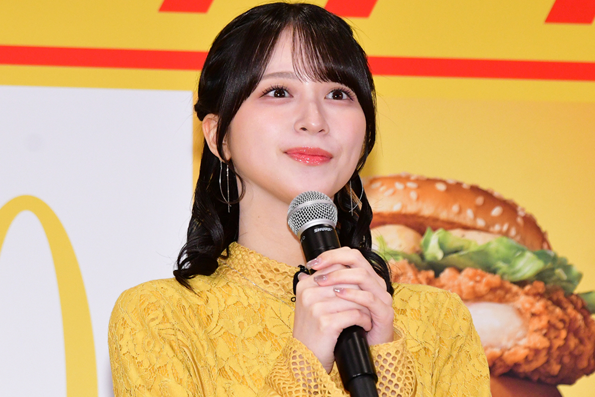 イベントに登壇した＝LOVEの佐々木舞香【写真：ENCOUNT編集部】