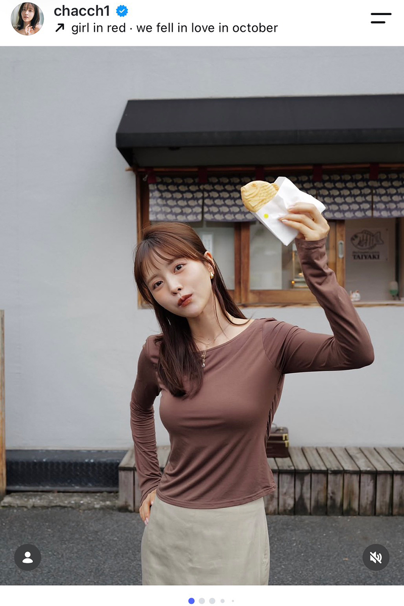 新田さちか【写真：インスタグラム（＠chacch1）より】