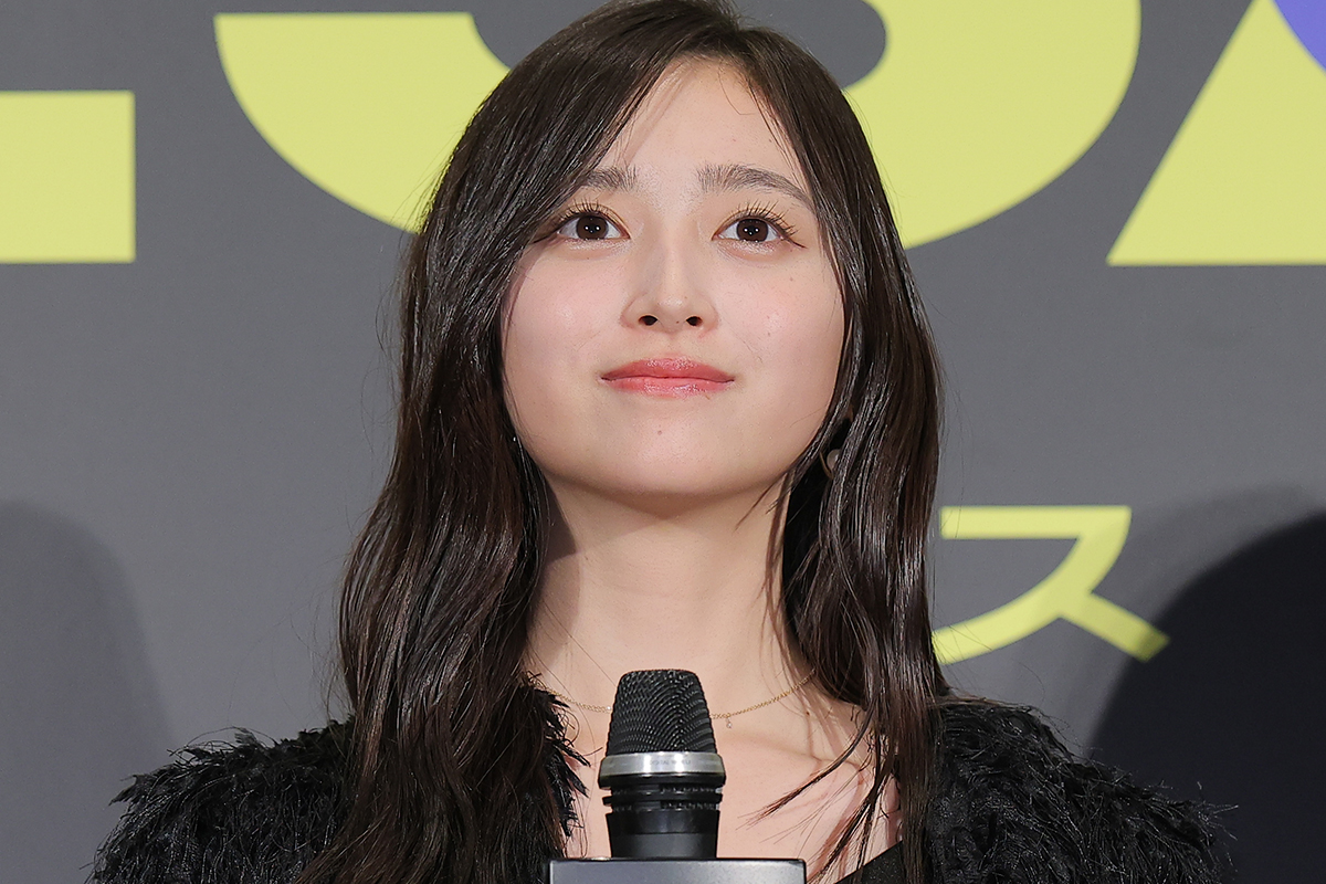 舞台あいさつに登壇した乃木坂46の井上和【写真：ENCOUNT編集部】