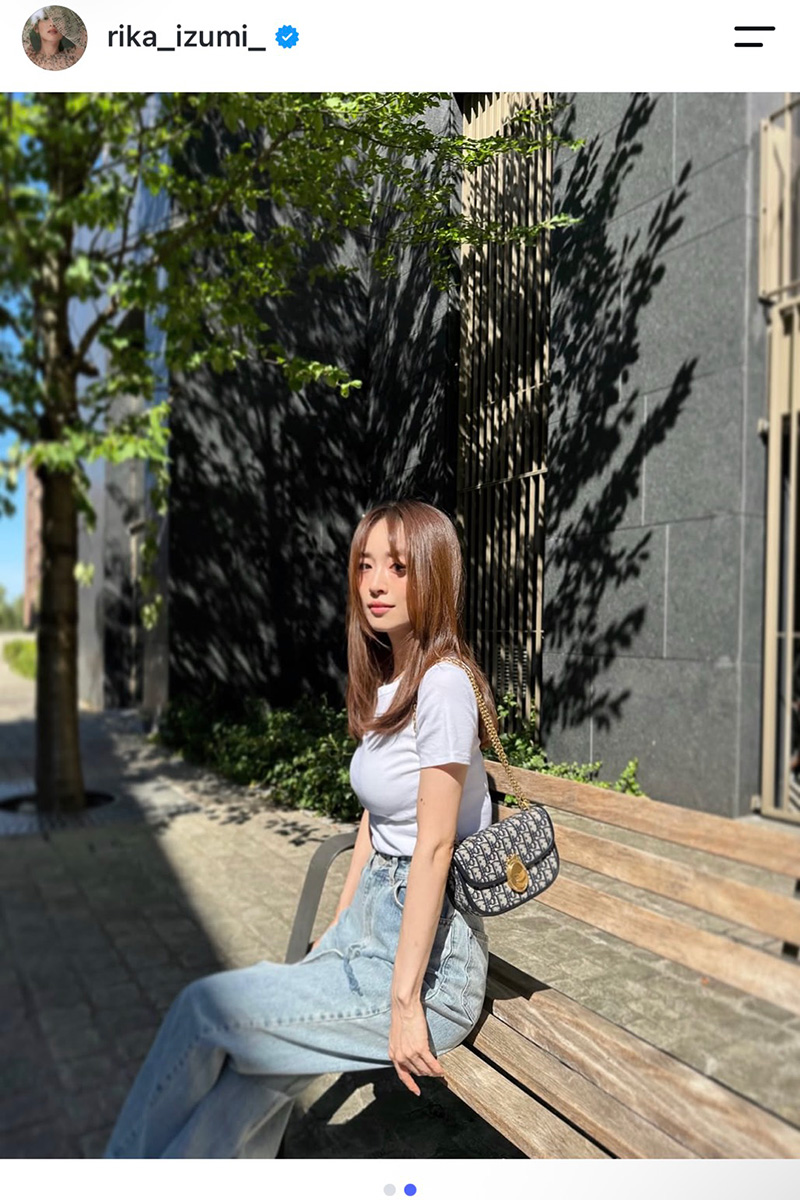 泉里香【写真：インスタグラム（＠rika_izumi_）より】