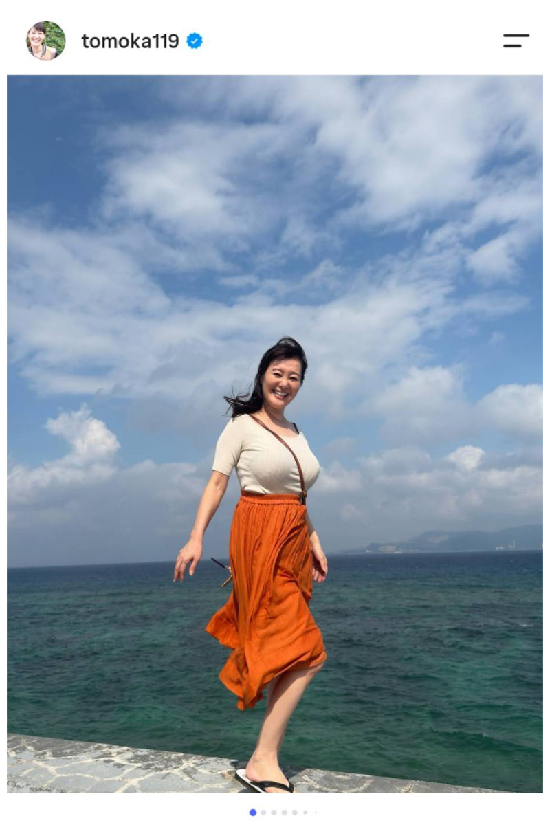 竹中知華の実際の投稿【写真：インスタグラム（＠tomoka119）より】