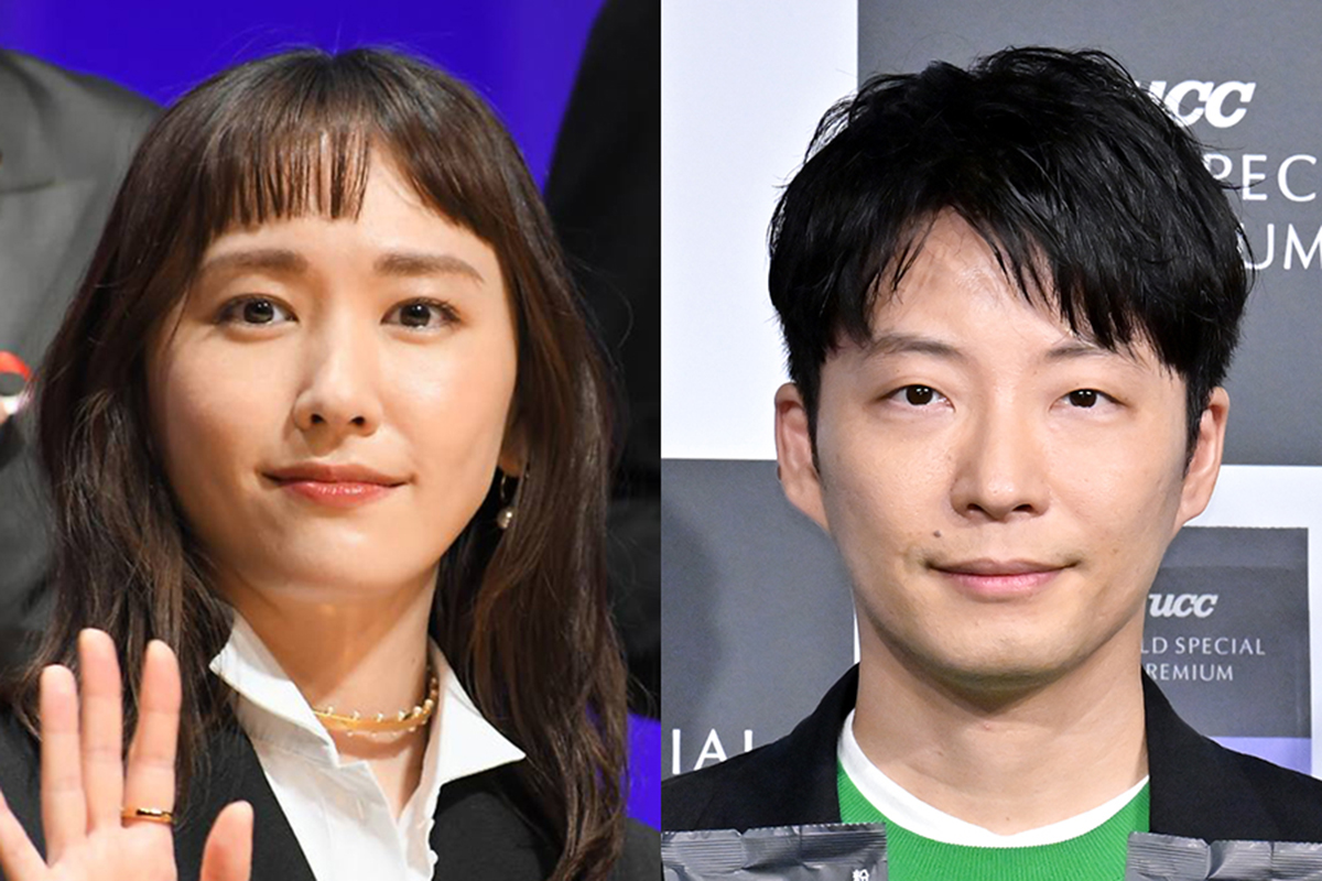 新垣結衣（左）、星野源【写真：ENCOUNT編集部】