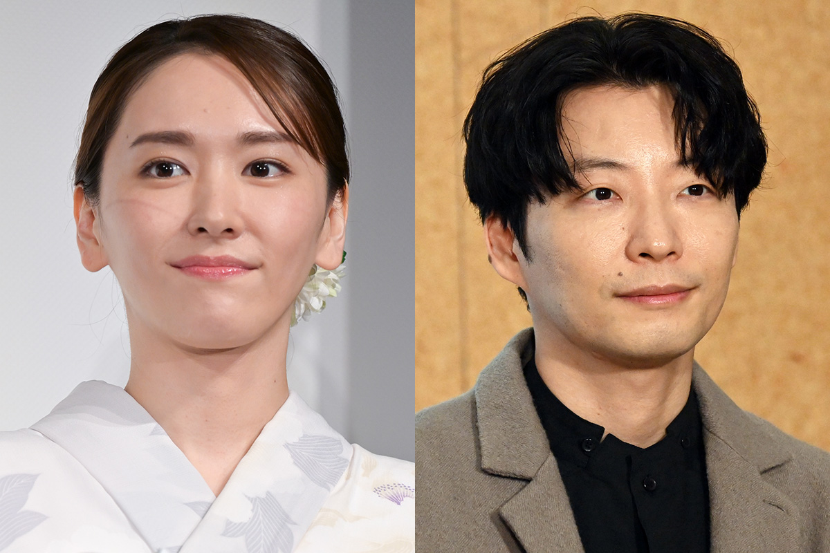 新垣結衣（左）、星野源【写真：ENCOUNT編集部】