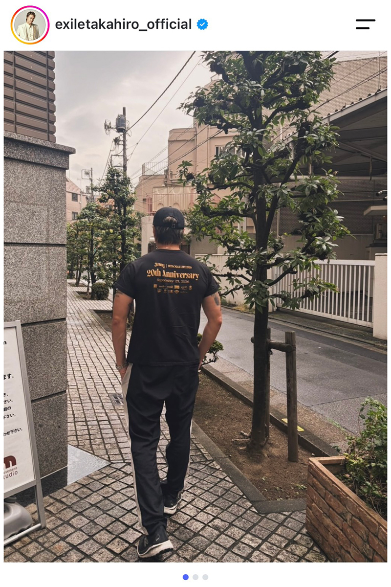 EXILE TAKAHIRO【写真：インスタグラム（＠exiletakahiro_official）より】