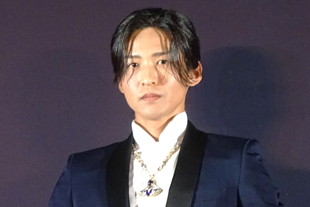 イベントに登壇したSnow Manの目黒蓮【写真:ENCOUNT編集部】