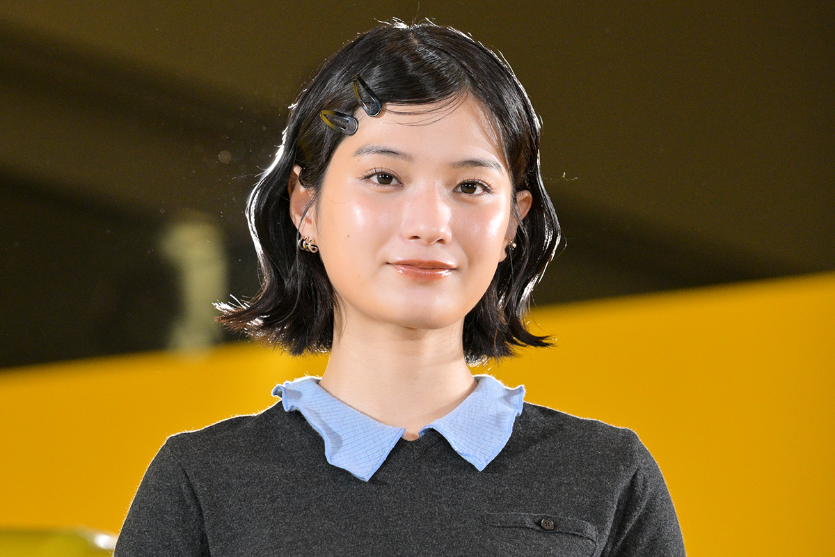発表会に登壇した蒔田彩珠【写真：ENCOUNT編集部】