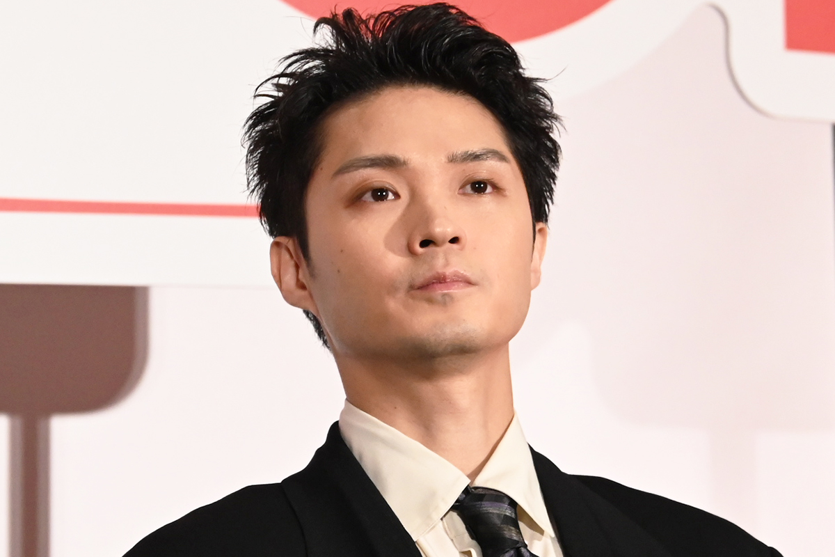 初日舞台あいさつ登壇した磯村勇斗【写真：ENCOUNT編集部】