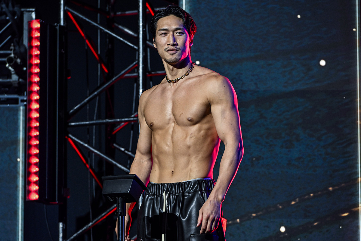 公開計量に臨んだ安保瑠輝也【写真：(C)ONE championship】