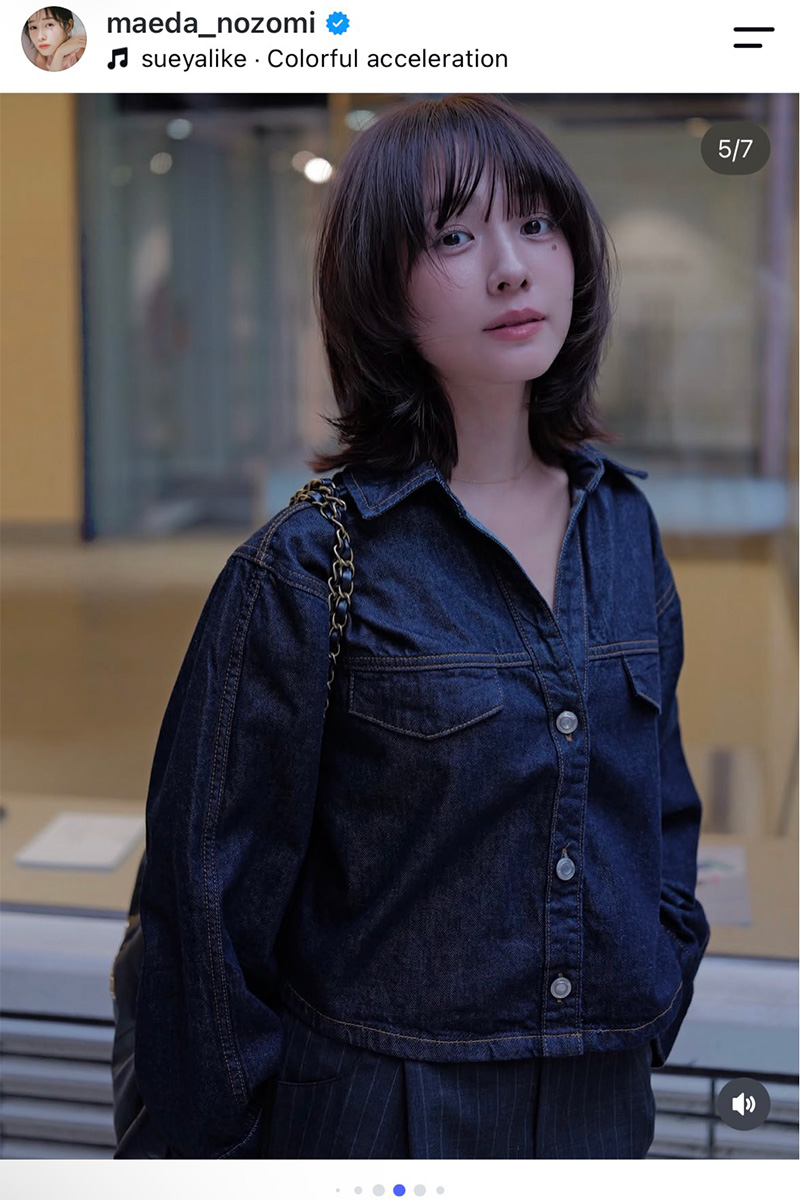 前田希美【写真：インスタグラム（＠maeda_nozomi）より】