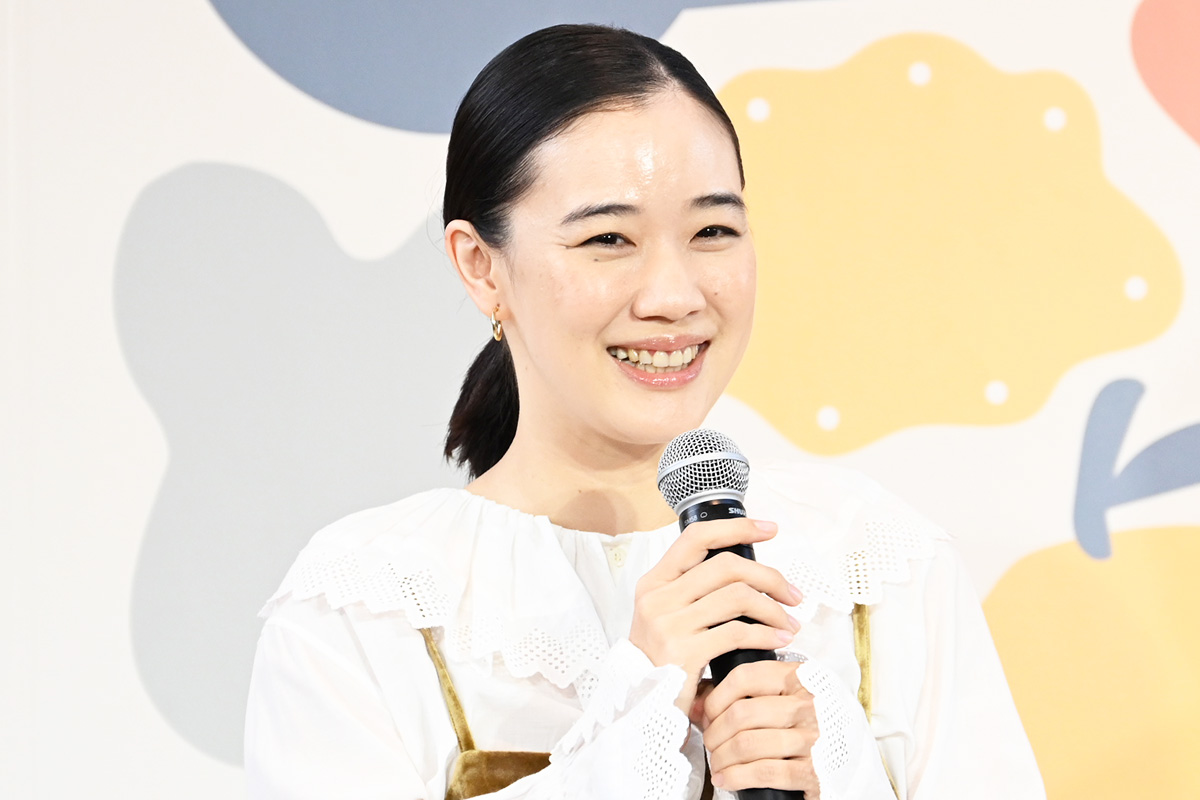 スペシャルステージに出席した蒼井優【写真：ENCOUNT編集部】