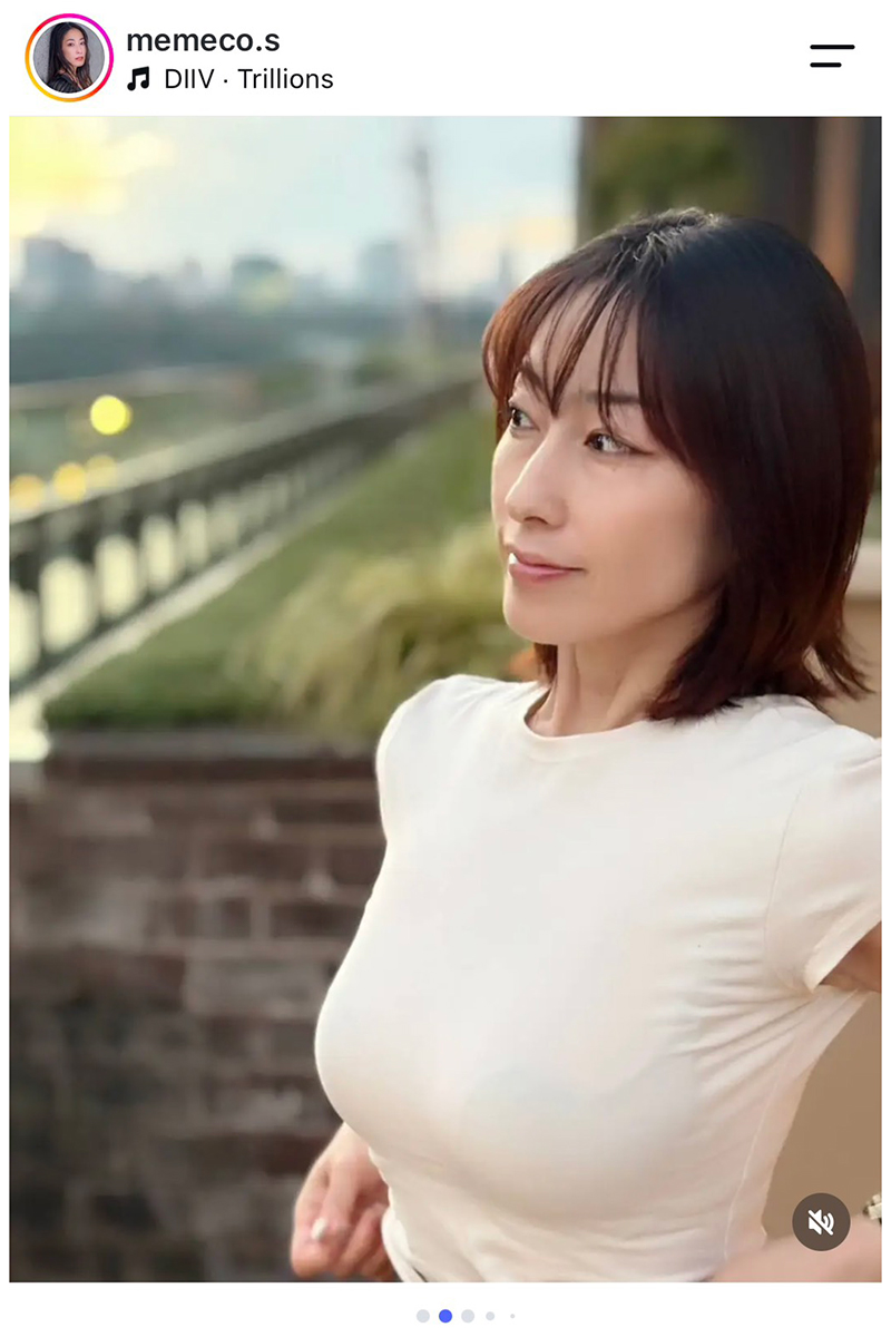 佐藤寛子【写真：インスタグラム（＠memeco.s）より】