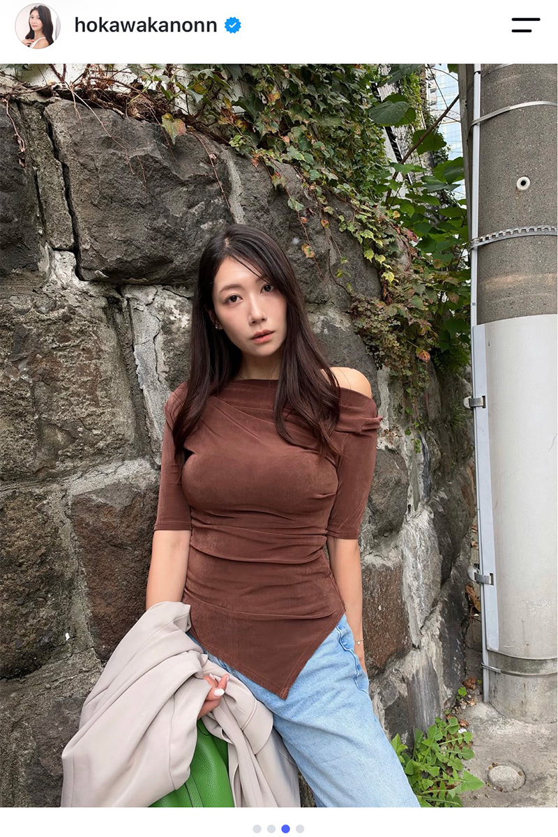 穂川果音【写真：インスタグラム（＠hokawakanonn）より】