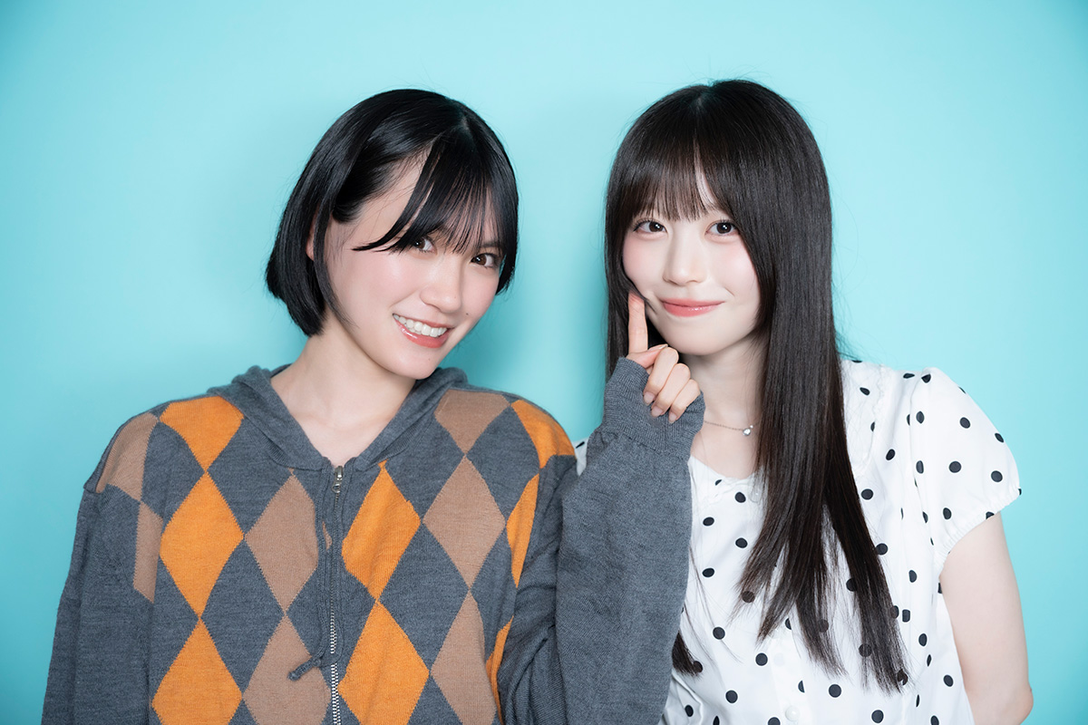 雲組-月華-で活動する柳堀花怜(左)と長谷川稀未【写真:増田美咲】