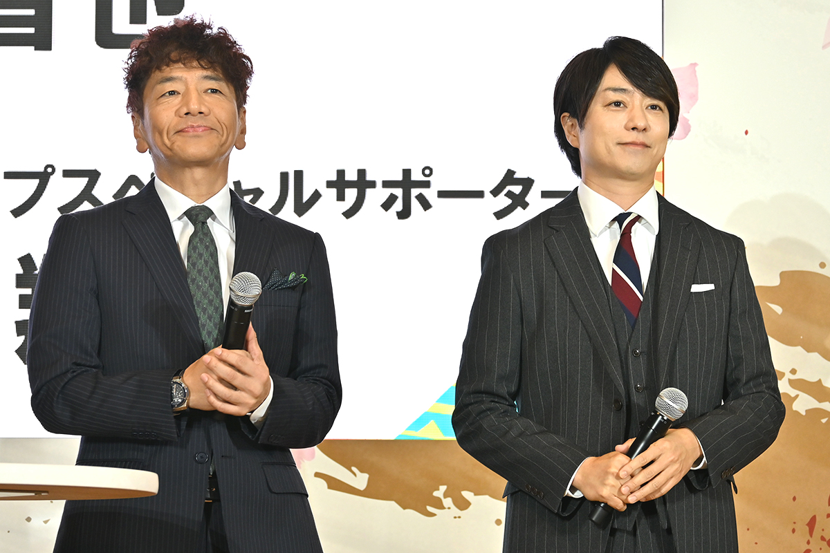 上田晋也、櫻井翔は「嫌いです（笑）」　ラグビー仕事での振る舞いに恨み節「さっき裏でも」