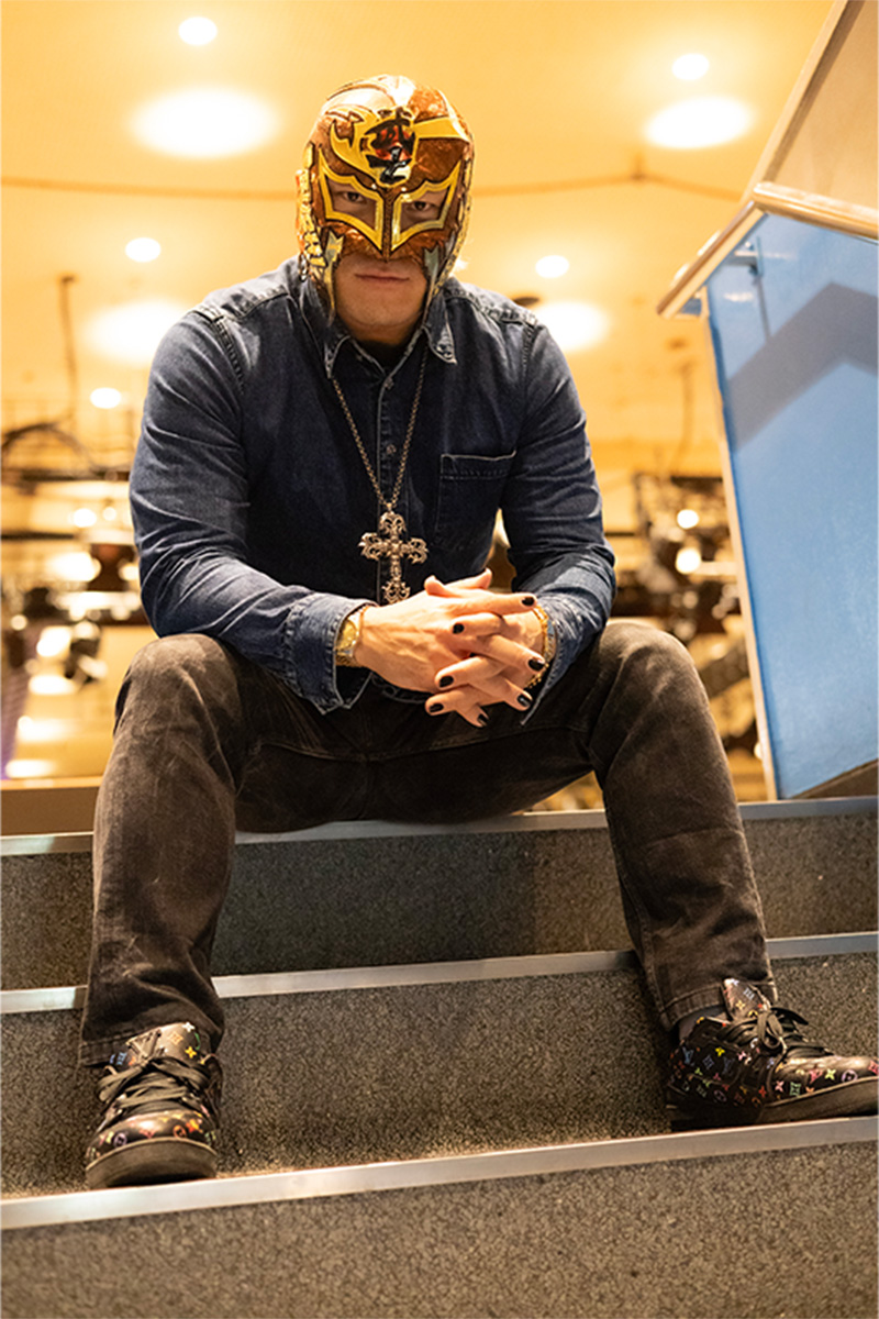 マスクマンの魅力を語ったBUSHI【写真：橋場了吾】
