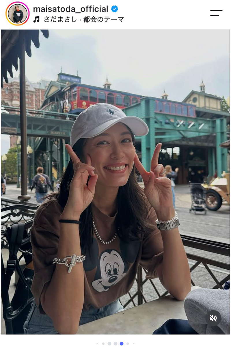 里田まい【写真：インスタグラム（＠maisatoda_official）より】