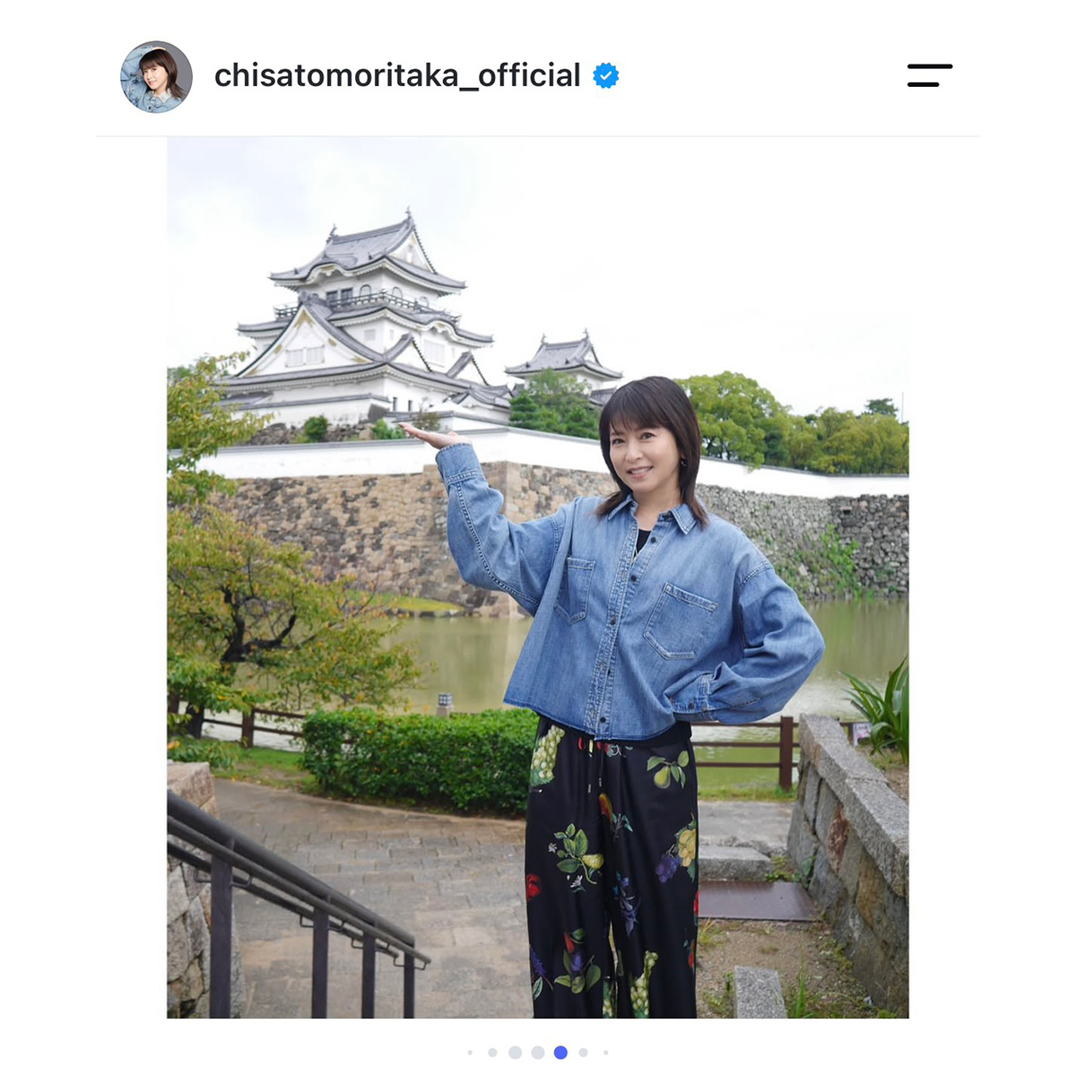 森高千里【写真：インスタグラム（＠ chisatomoritaka_official）より】