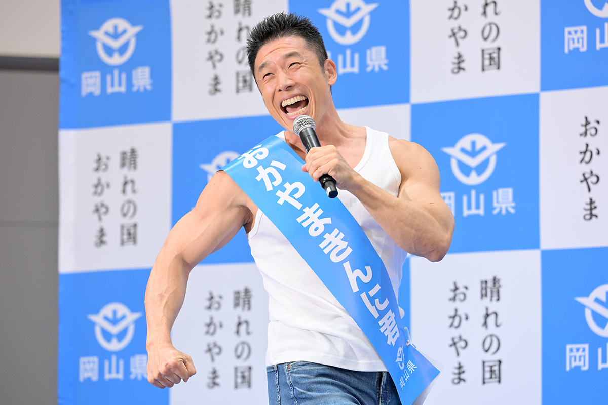 イベントに登壇したなかやまきんに君【写真：ENCOUNT編集部】