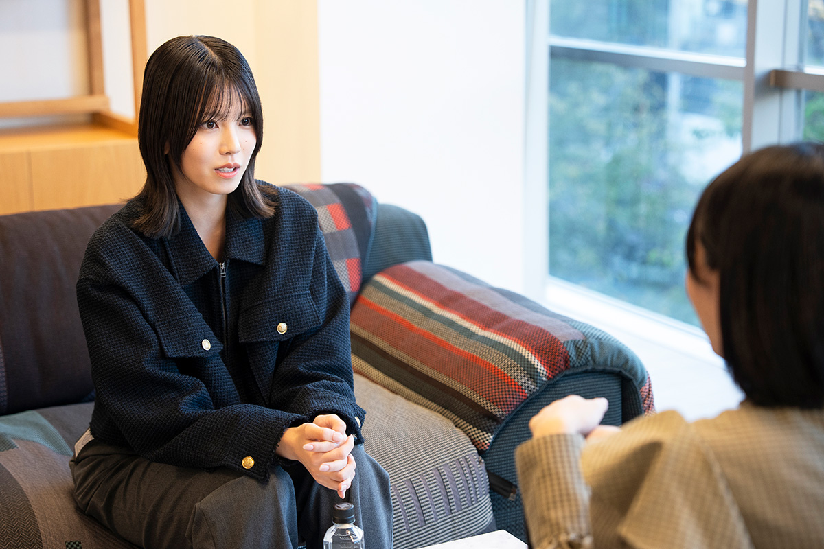 インタビューに応じた伊藤ゆず【写真：増田美咲】