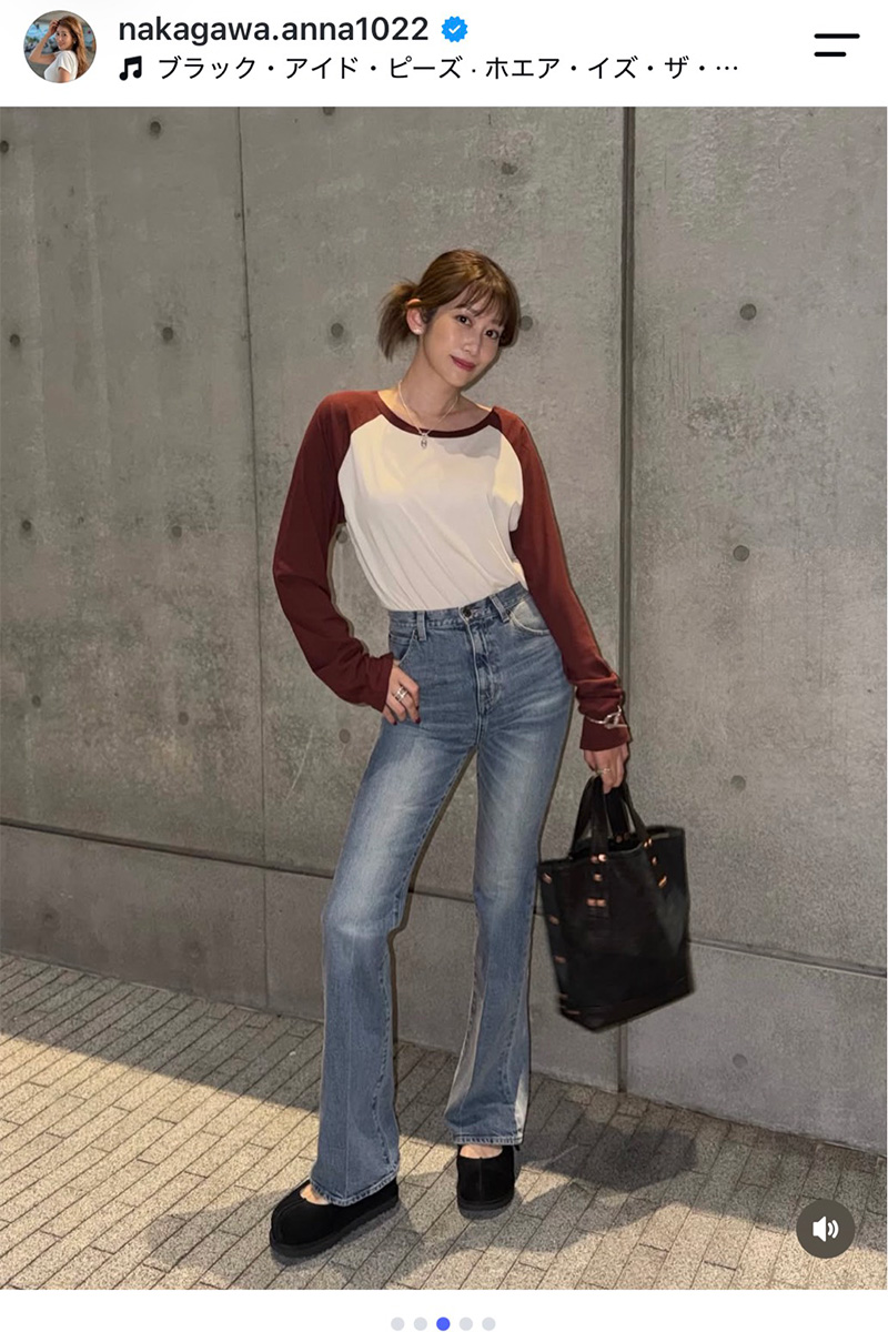 中川安奈【写真：インスタグラム（＠nakagawa.anna1022より】