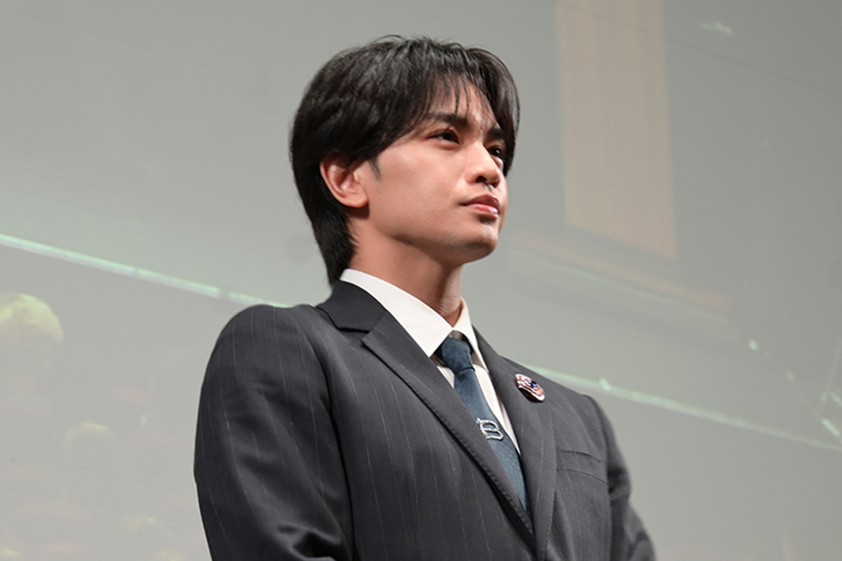 イベントに登場した中島健人【写真：ENCOUNT編集部】